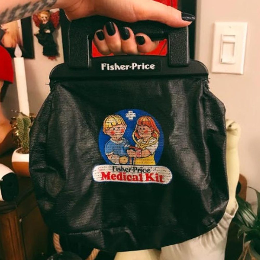 Vintage Fisher-Price Toy Medical Bag